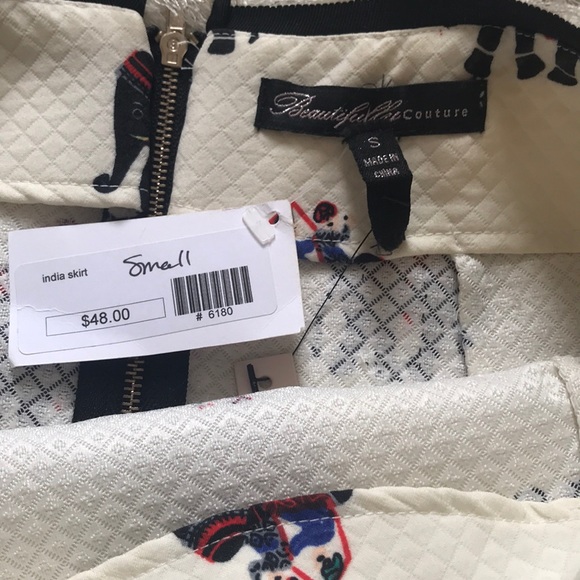 Elephant print pencil skirt sz. s - Picture 3 of 4